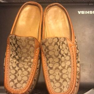 Coach slip on shoes